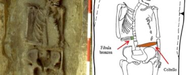 ritrovato in Veneto lo scheletro di un longobardo con lama al posto del braccio