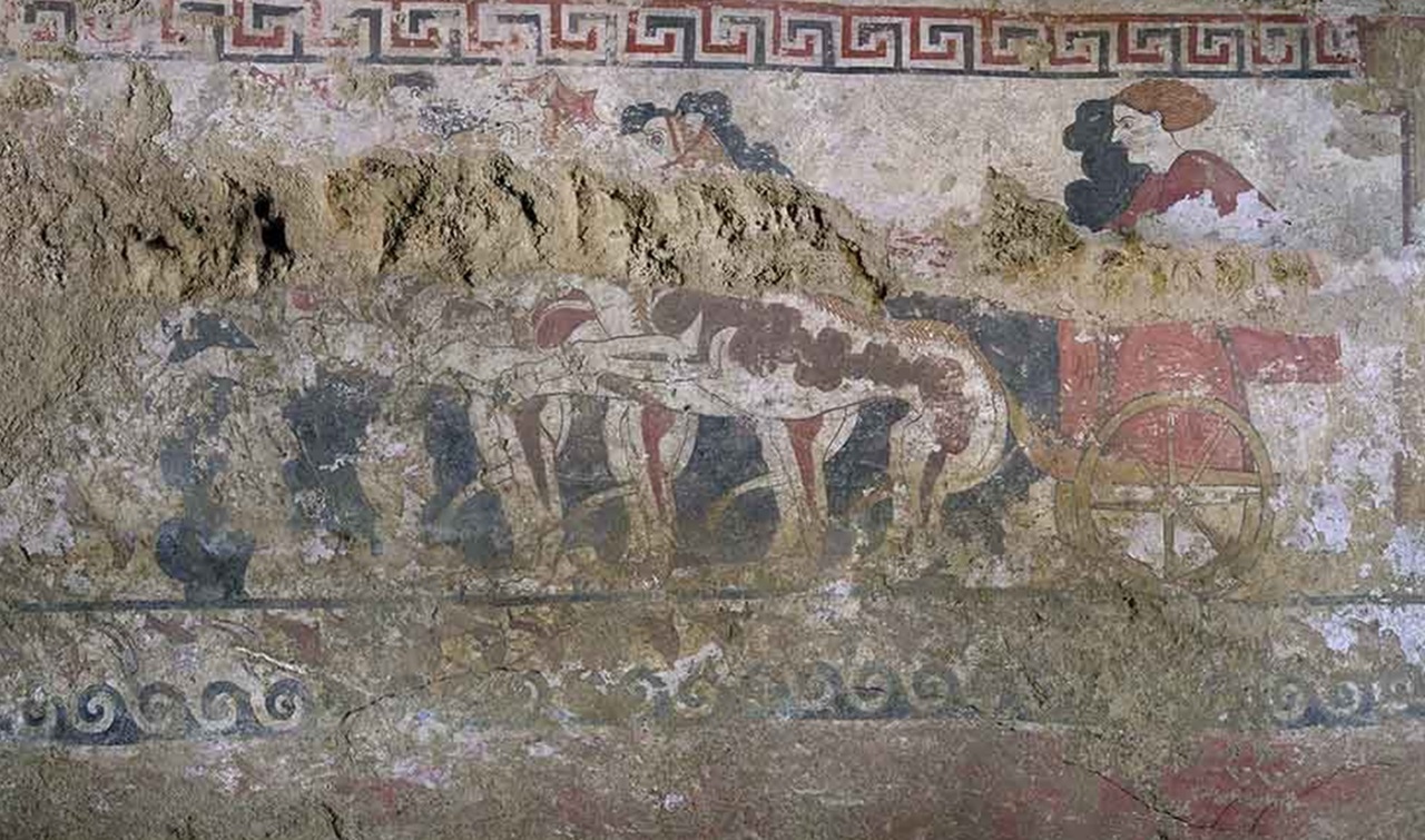 Porsenna affreschi necropoli Chiusi