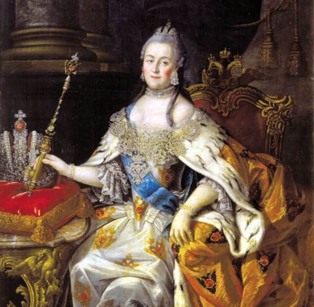 Caterina II la Grande ritratto