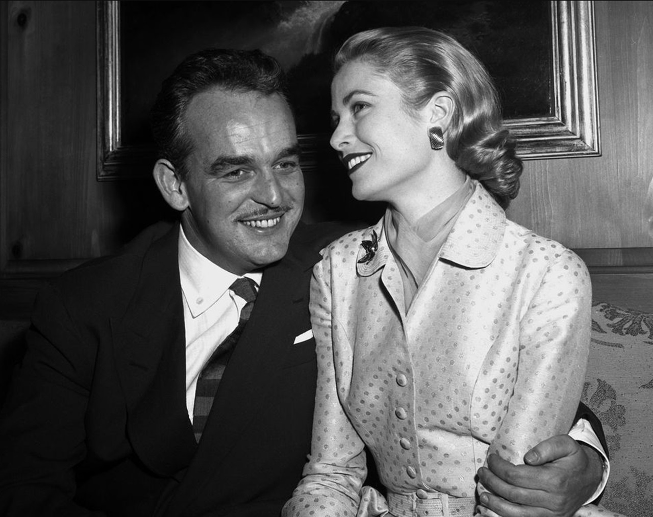 Principato di Monaco Ranieri III e Grace Kelly 1956