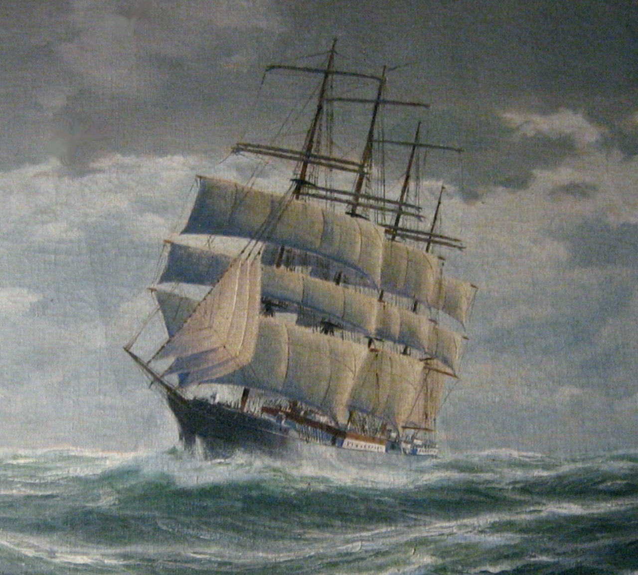 nave fantasma brigantino del XIX secolo