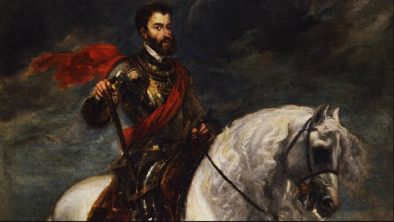 Lorenzino de' Medici, Carlo V a cavallo