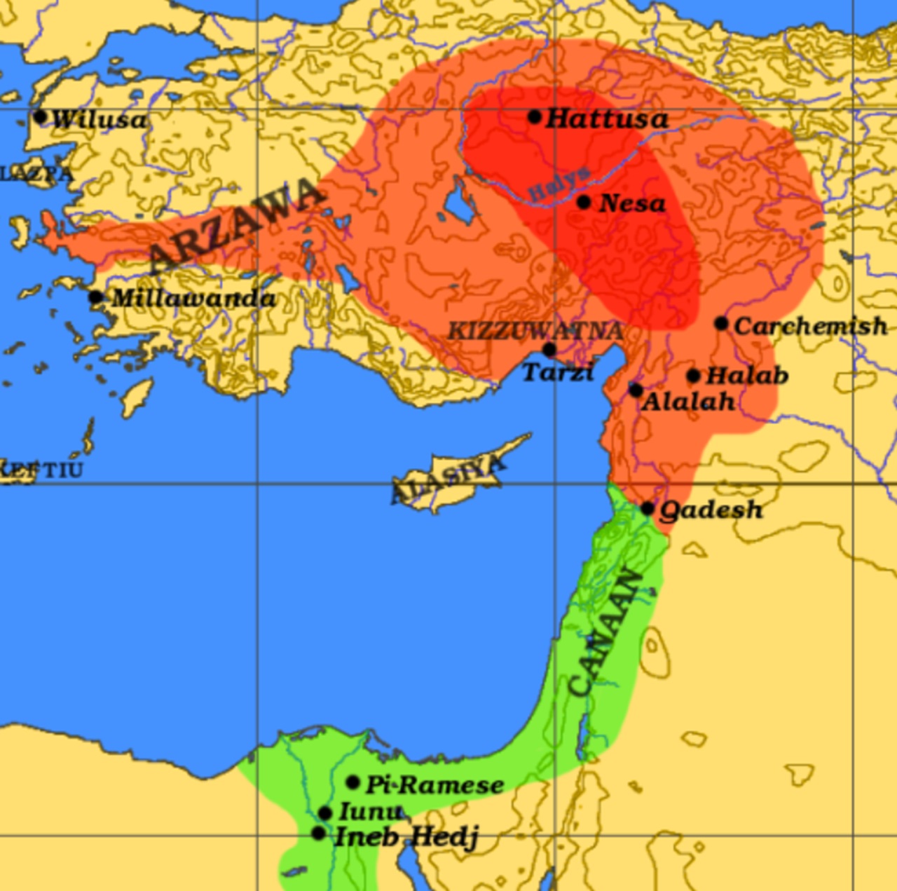 tavoletta cuneiforme ittita immagine mappa impero