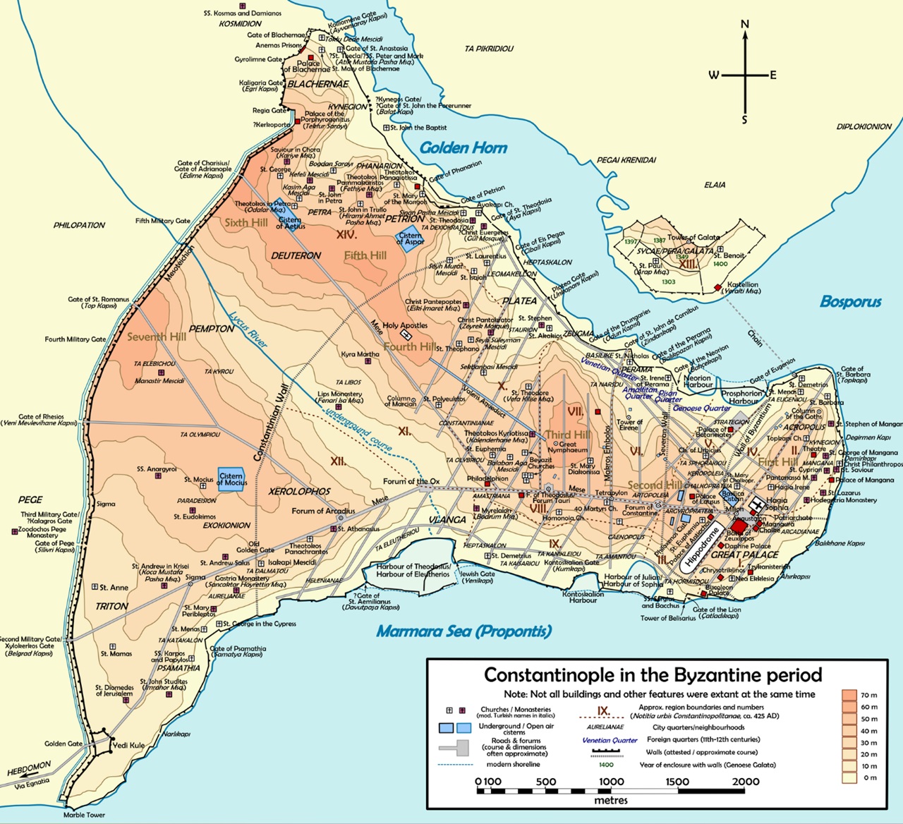 11 maggio immagine mappa Costantinopoli
