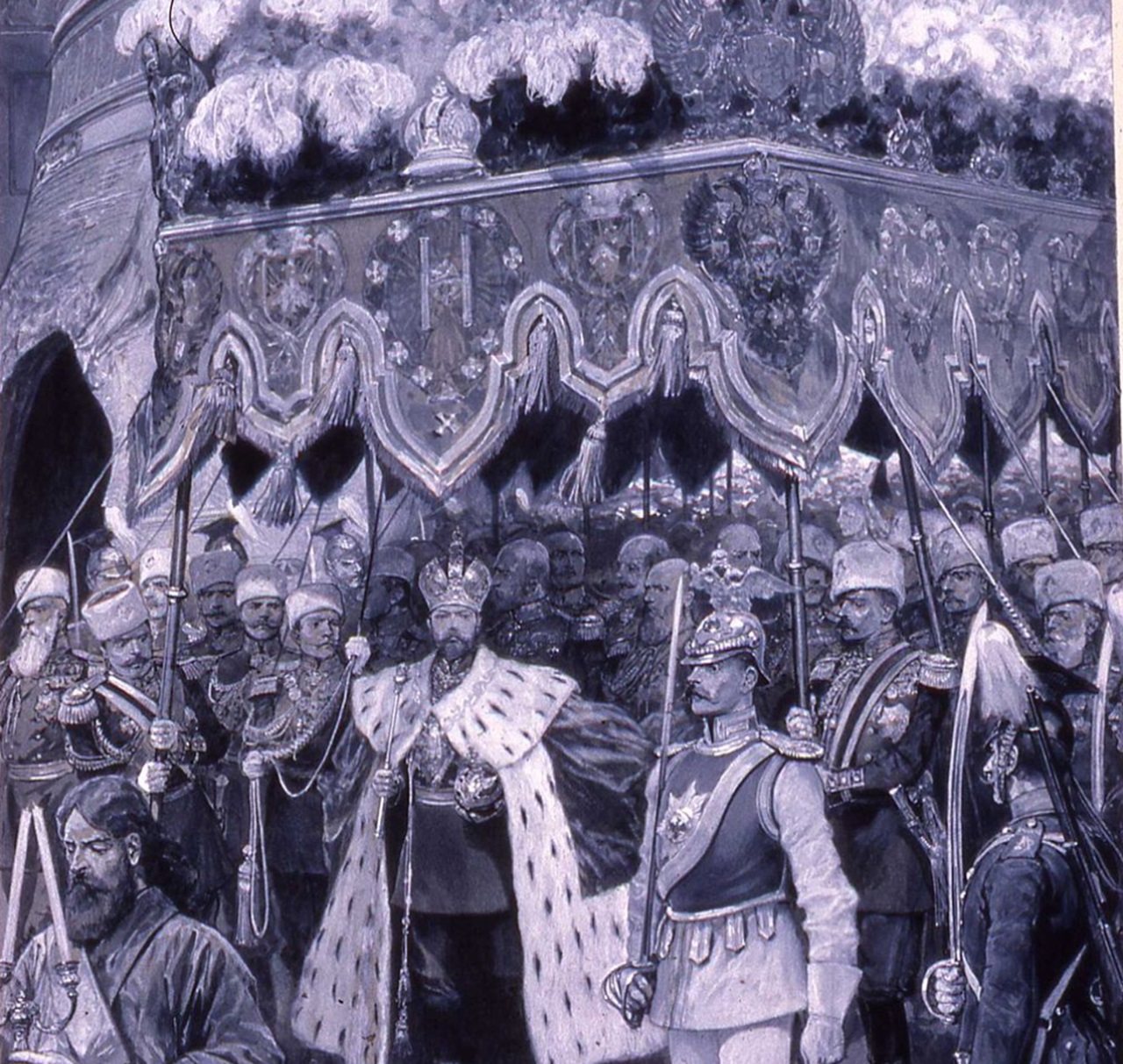 18 maggio dipinto zar processione