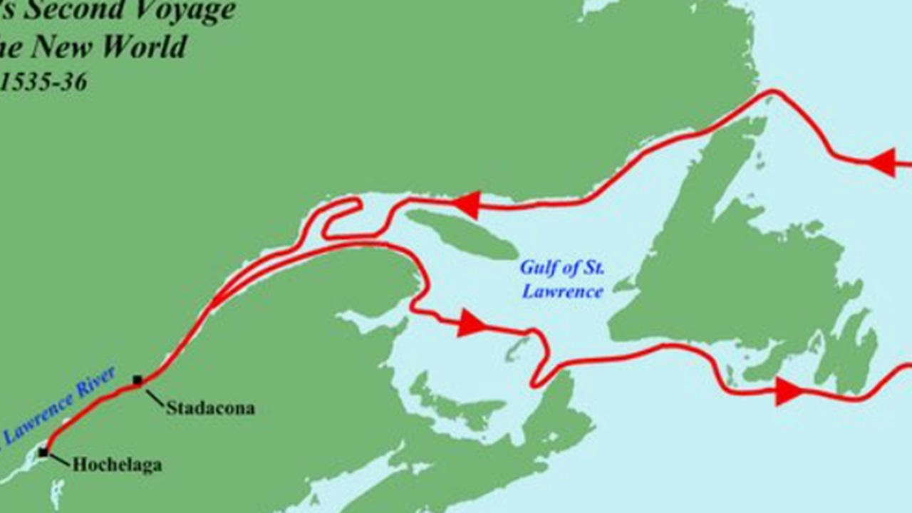 Secondo viaggio di Jacques Cartier, partito il 19 maggio 1535