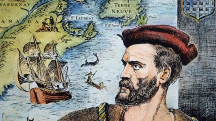 Jacques Cartier, esploratore francese che salpò verso il nord America il 19 maggio 1535