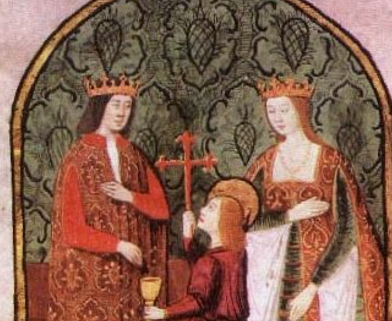 Isabella e Ferdinando, firmatari per la Spagna a Tordesillas il 7 giugno 1494
