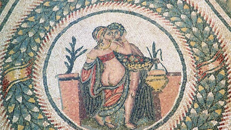 epidemia di herpes nell'antica Roma w lo ius osculi