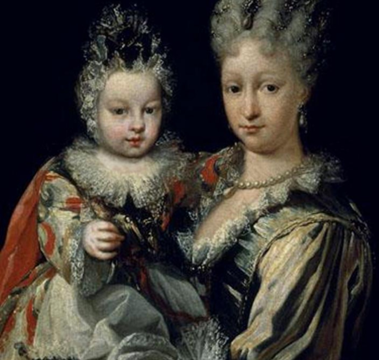Carlo di Borbone con madre Elisabetta Farnese