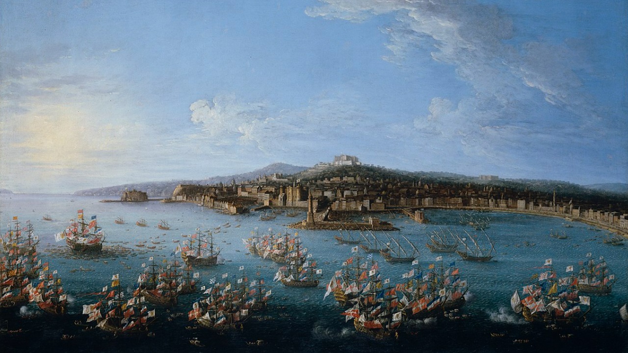 Carlo di Borbone partenza da Napoli