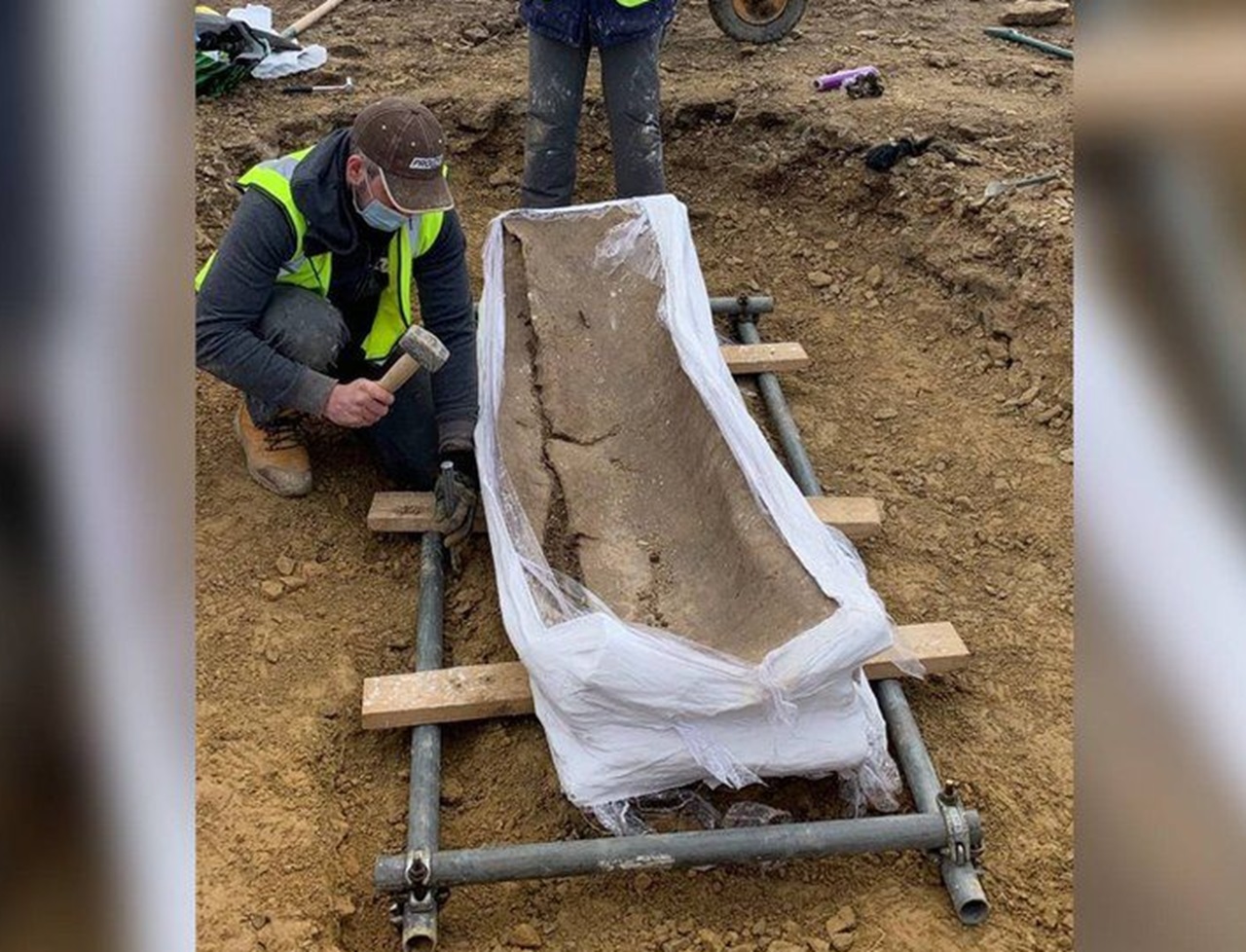 sarcofago in piombo nei pressi di Leeds