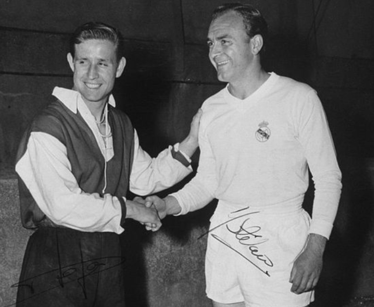 Raymond Kopa e Alfredo di Stefano, le due stelle della finale del 13 giugno 1956