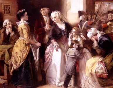 Rappresentazione ottocentesca arresto del re e della sua famiglia il 21 giugno 1791