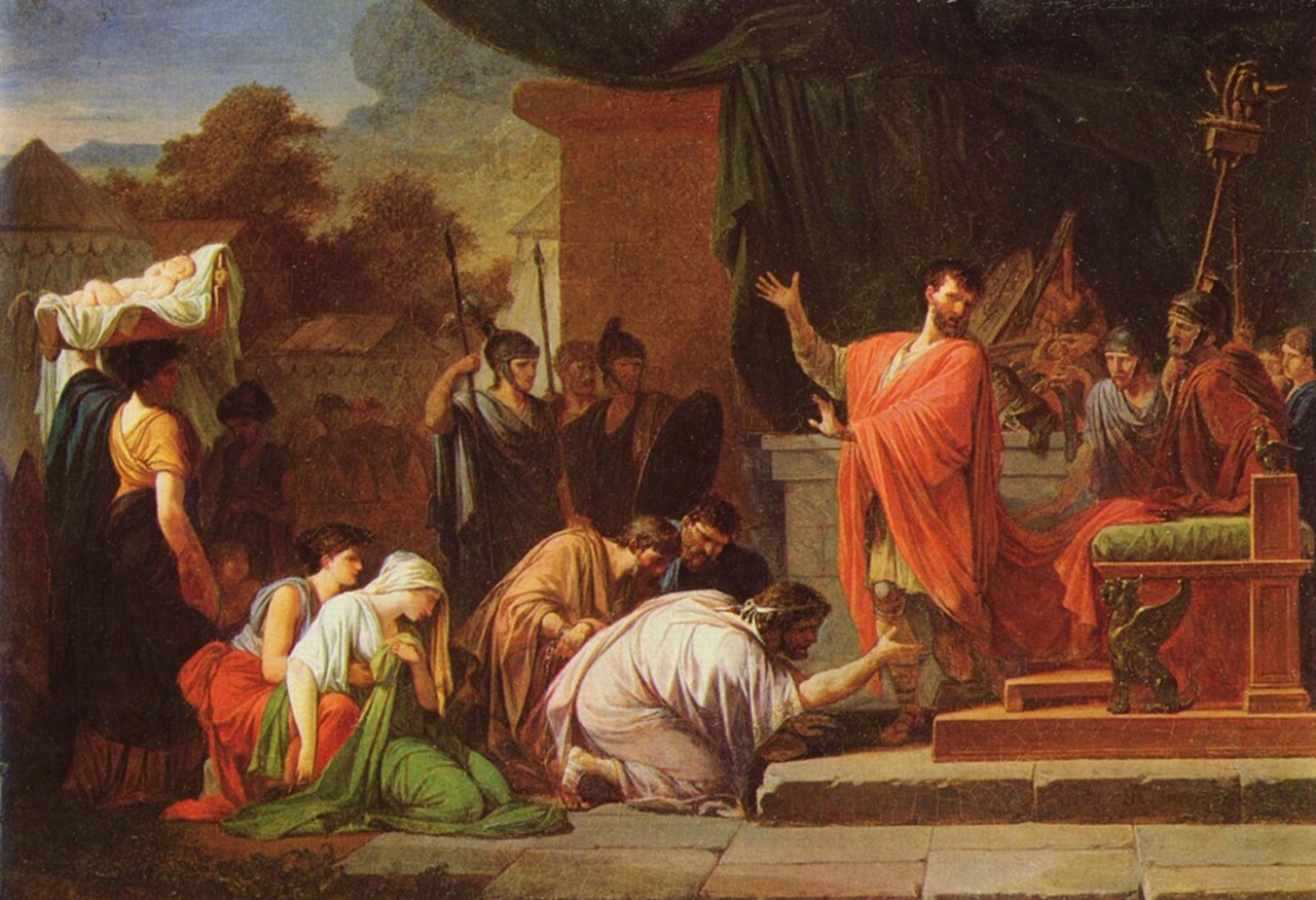 22 giugno il re macedone Perseo si inginocchia a Roma