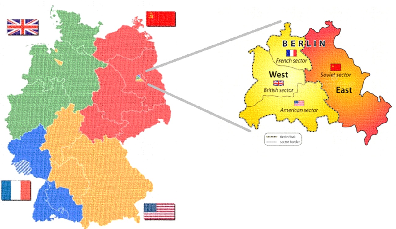 26 giugno suddivisione in settori della Germania e di Berlino