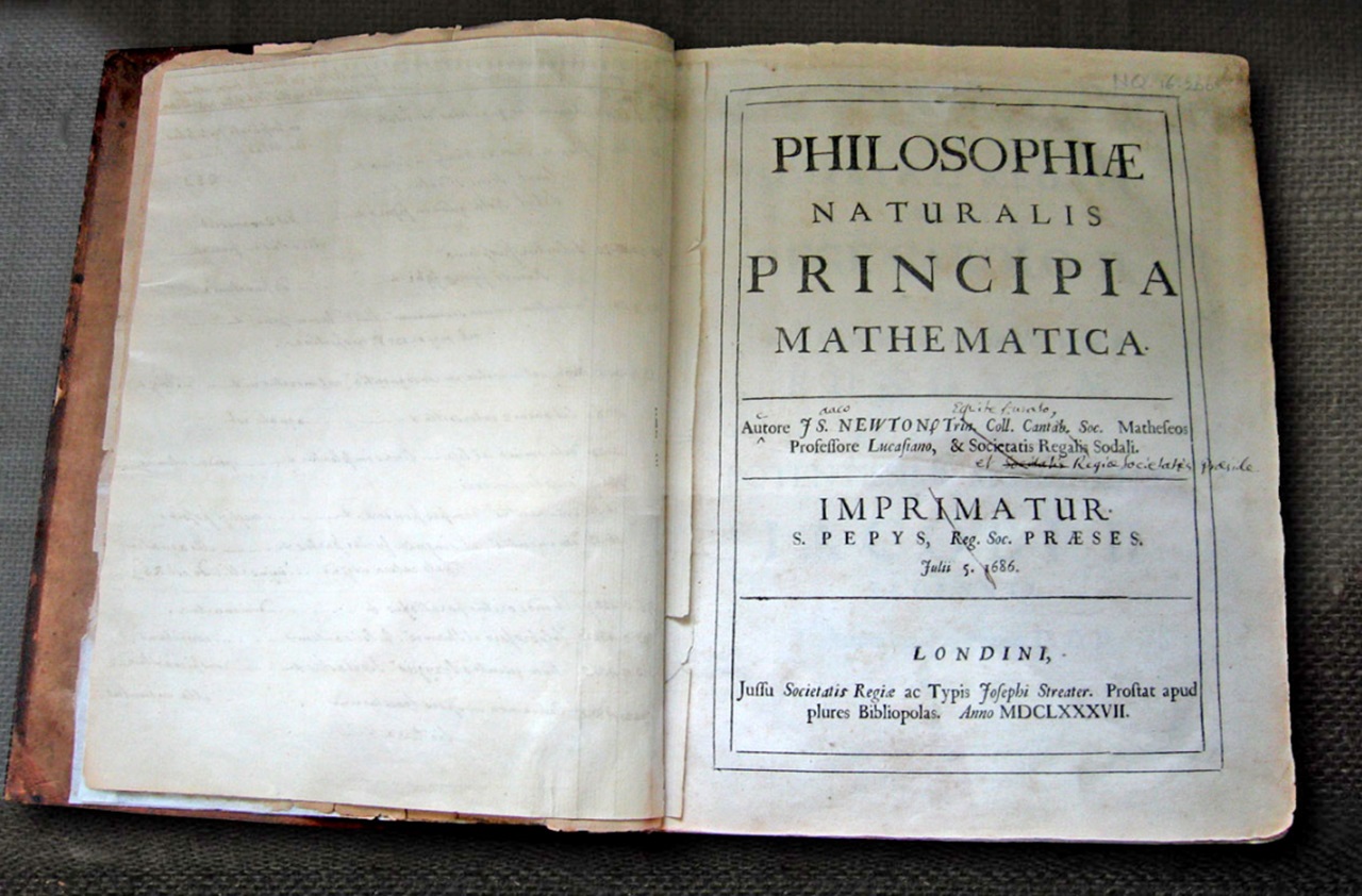 5 luglio Principia di Isaac Newton