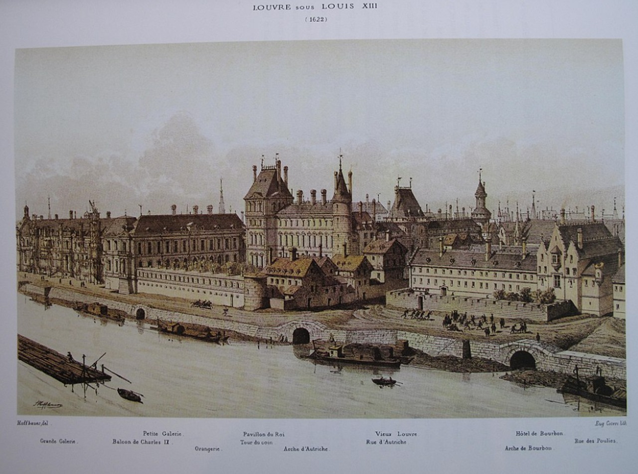 Louvre moderno come veniva immaginato nel XIX secolo