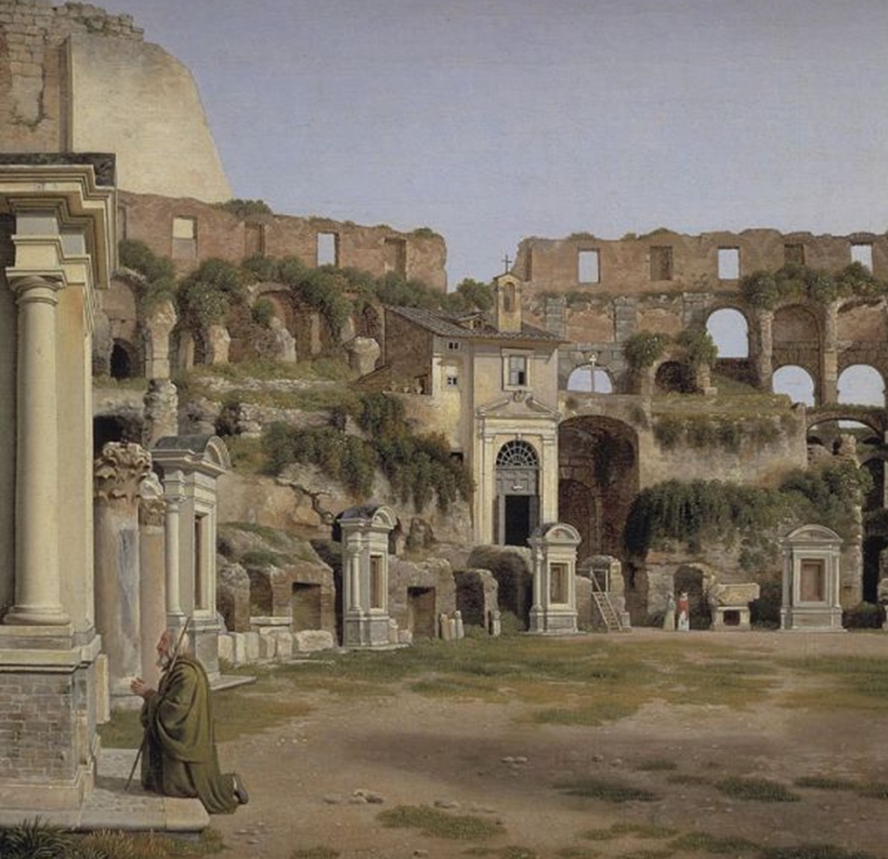 Colosseo dipinto XIX secolo