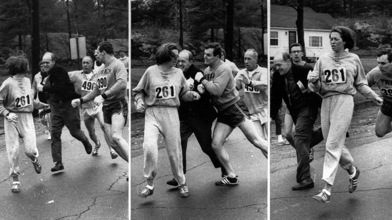 Kathrine Switzer foto scontro