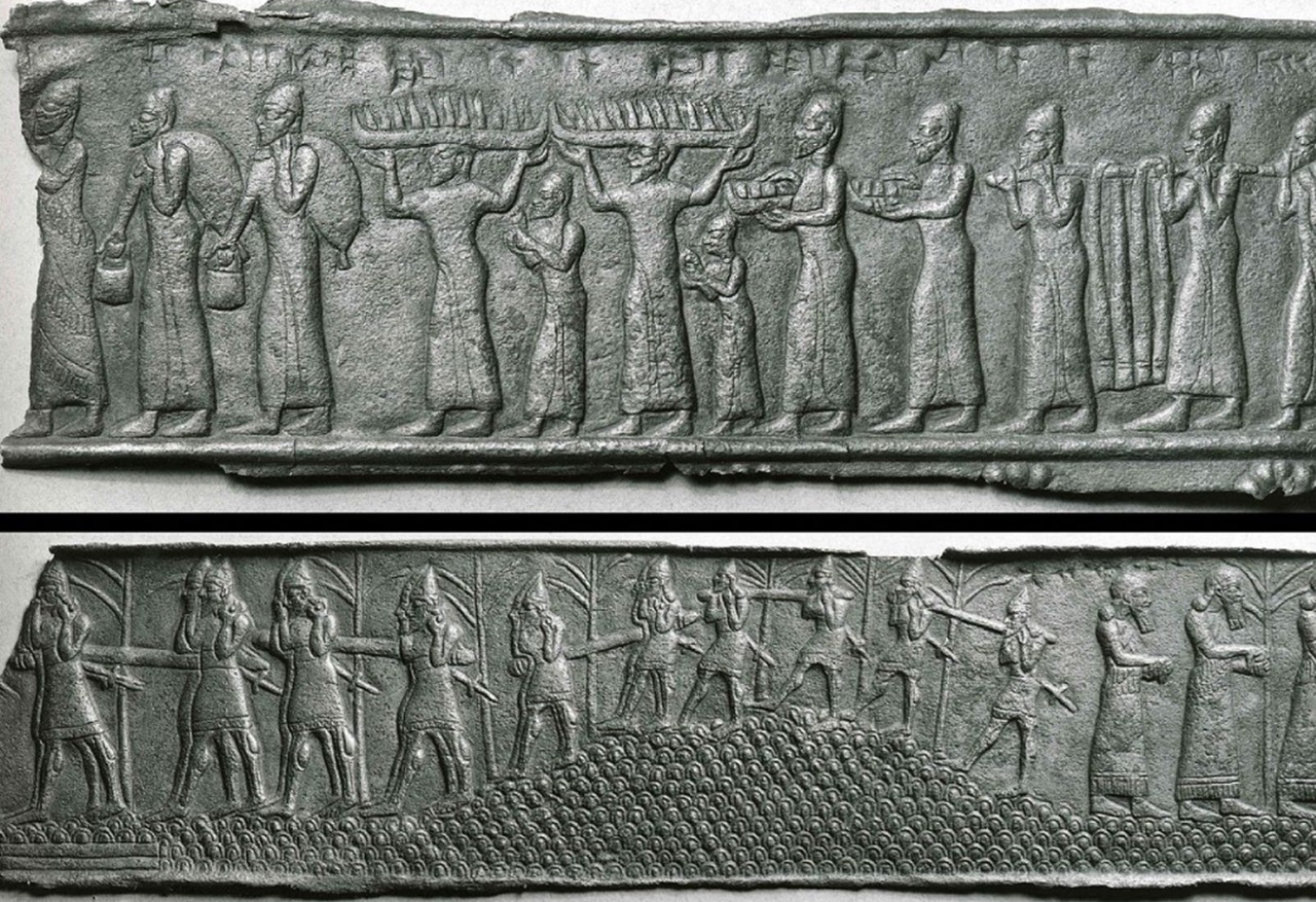 Fenici rappresentazione assira del popolo fenicio