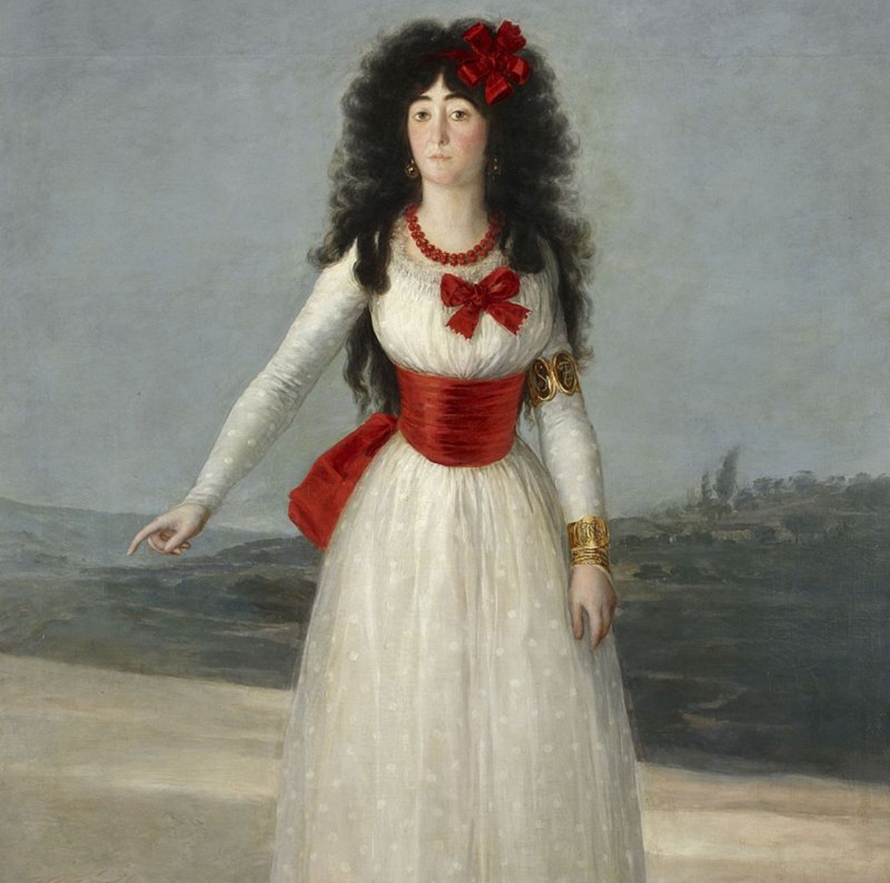 duchessa bianca, ritratto di Goya di Maria Teresa