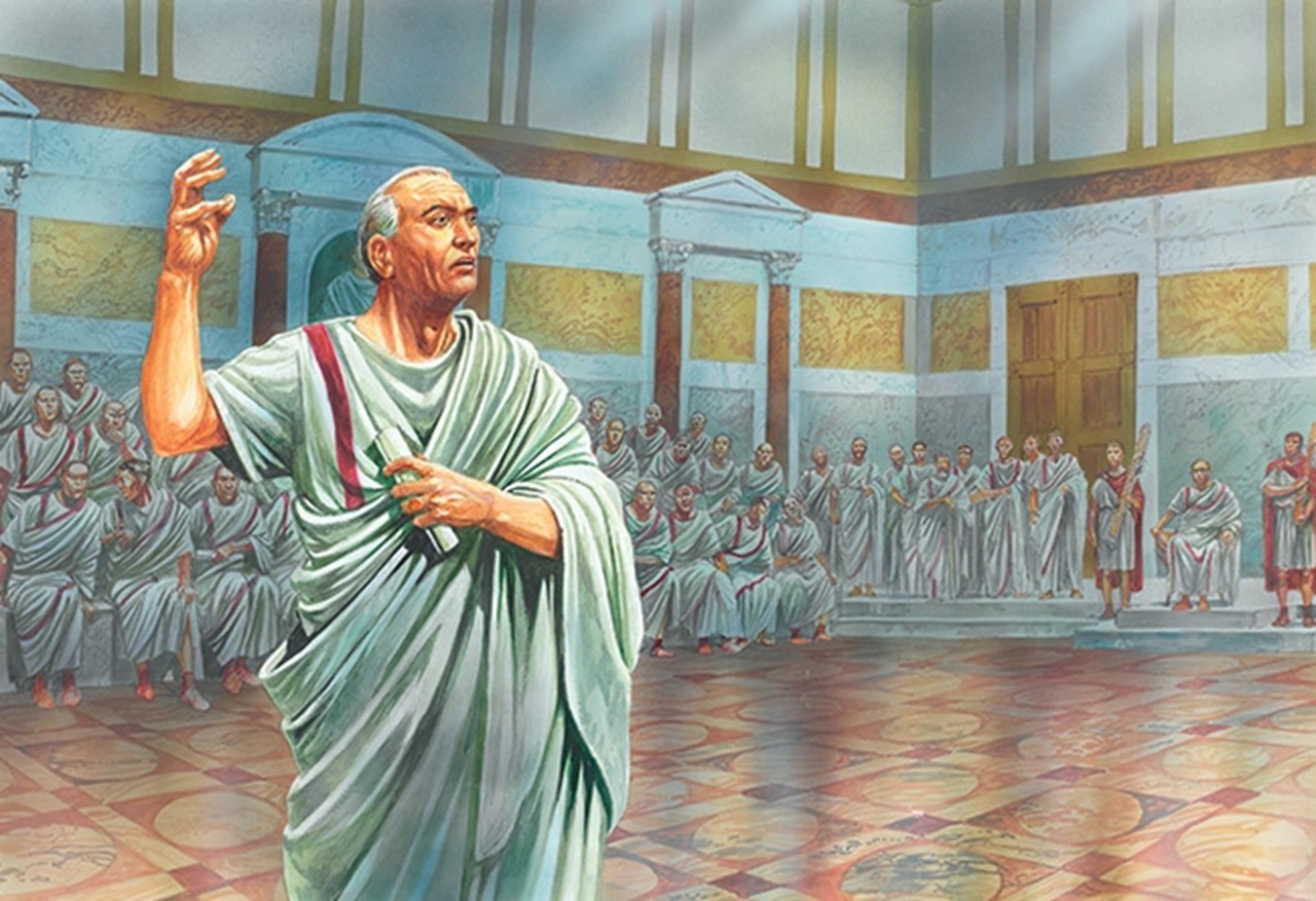 Terenzia, Cicerone in senato