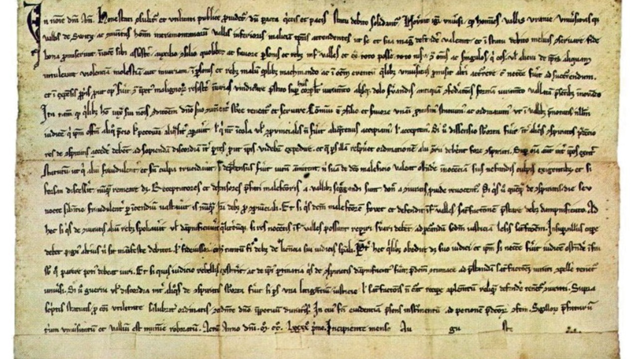 Testo giuramento sul Gruttli del 1° agosto 1291