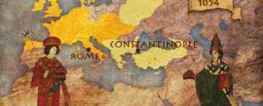 Mappa scisma d'Oriente, apertosi il 16 luglio 1054