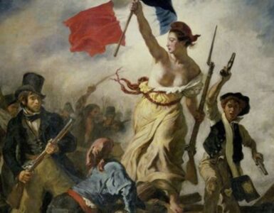 La Libertà che guida il Popolo di Delacroix, che immortala l'insurrezione scoppiata il 27 luglio 1830