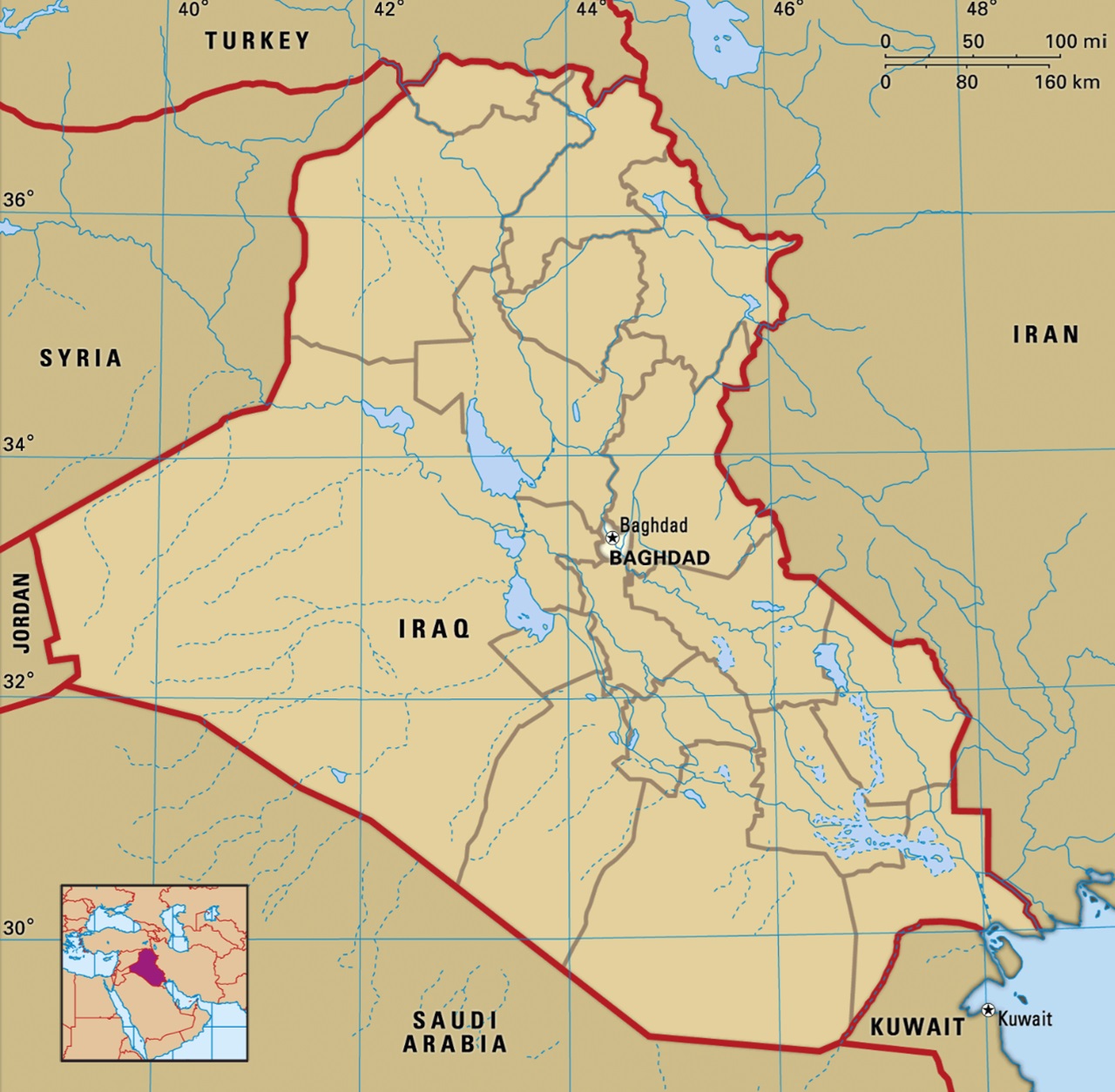 30 luglio mappa Iraq