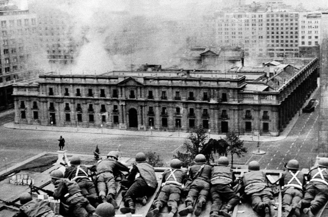 democrazia palazzo presidenziale La Moneda di Santiago del Cile