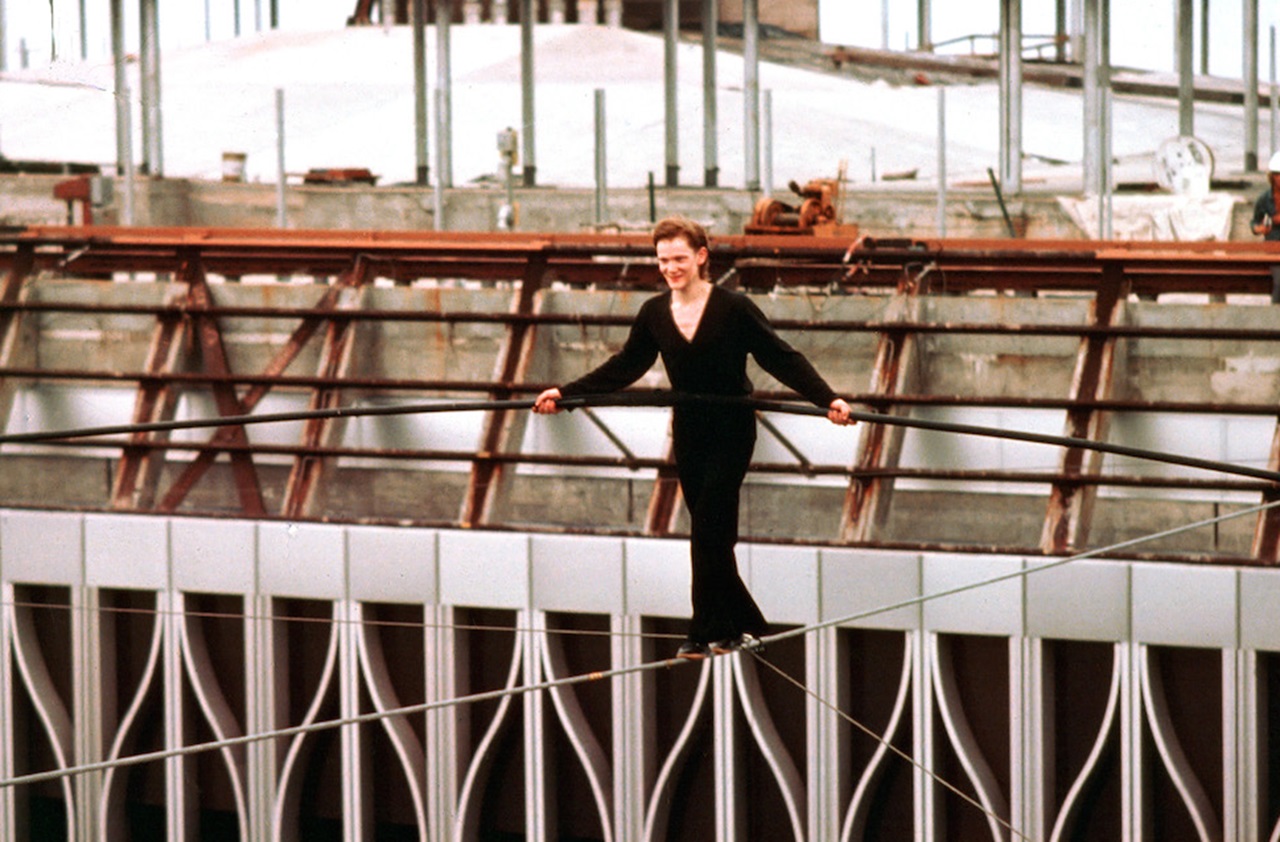 Philippe Petit fotografia frontale nel 1974