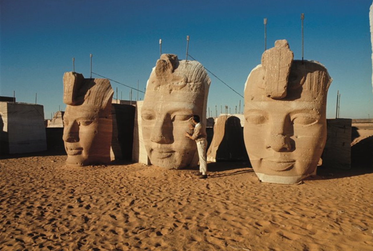 trasloco statue Abu Simbel