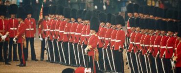 foto del giorno lo svenimento della guardia irlandese