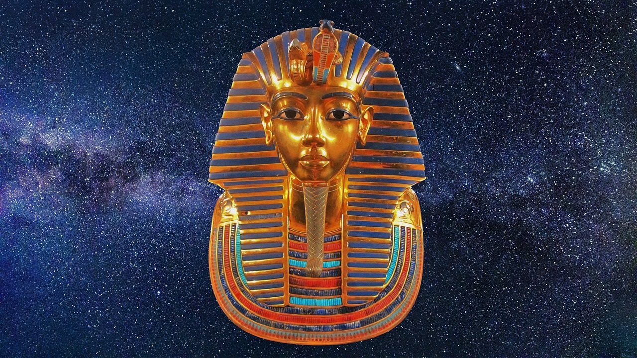 tutankhamon maschera