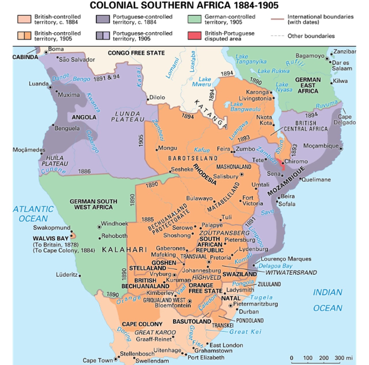 12 settembre possedimenti coloniali inglesi in Sud Africa