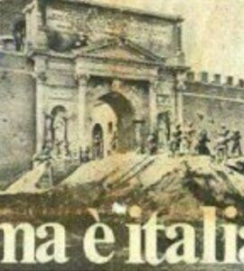 Giornale recante notizia presa di Roma del 20 settembre 1870