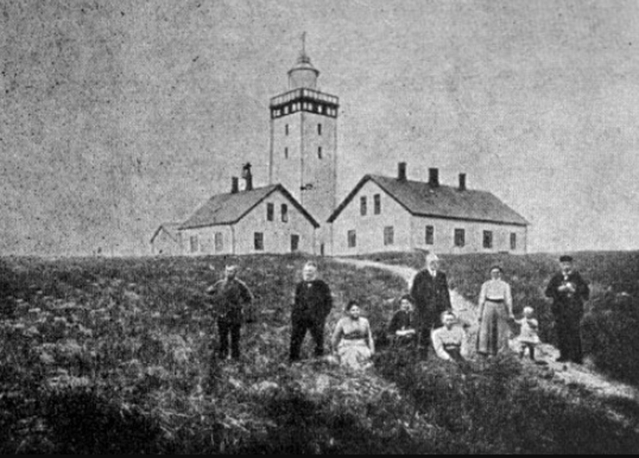 Rubjerg Knude fotografia del 1912