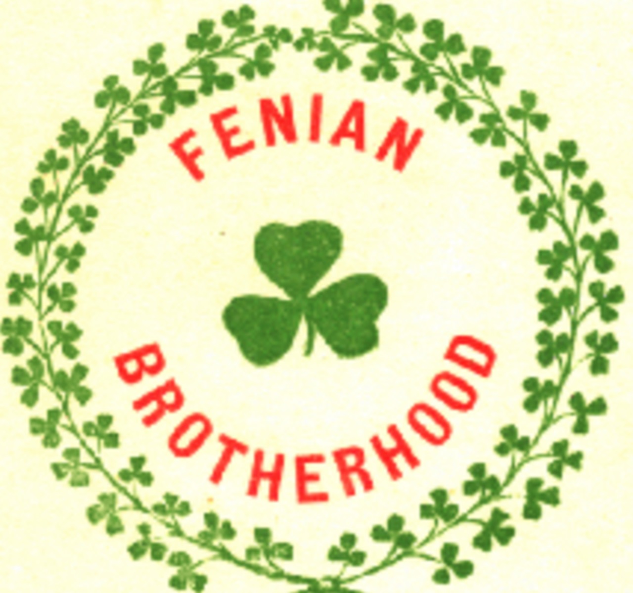 Fenian raids simbolo Fratellanza Feniana