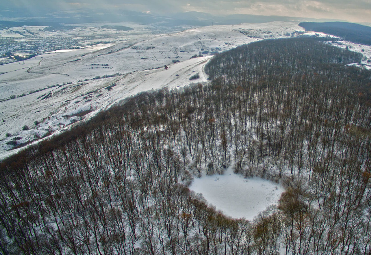 Foresta di Hoia Baciu buchi nella vegetazione