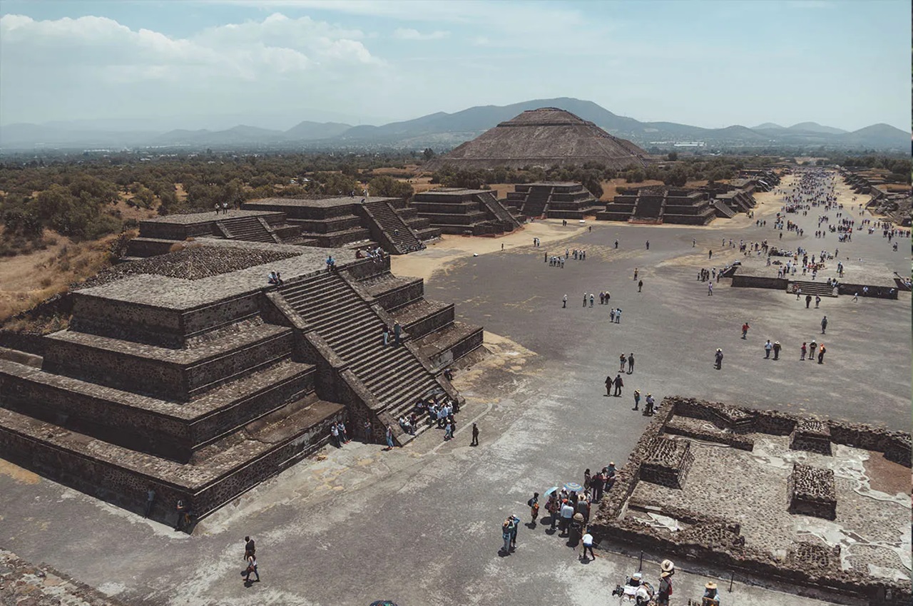 teschio, sito UNESCO Teotihuacan