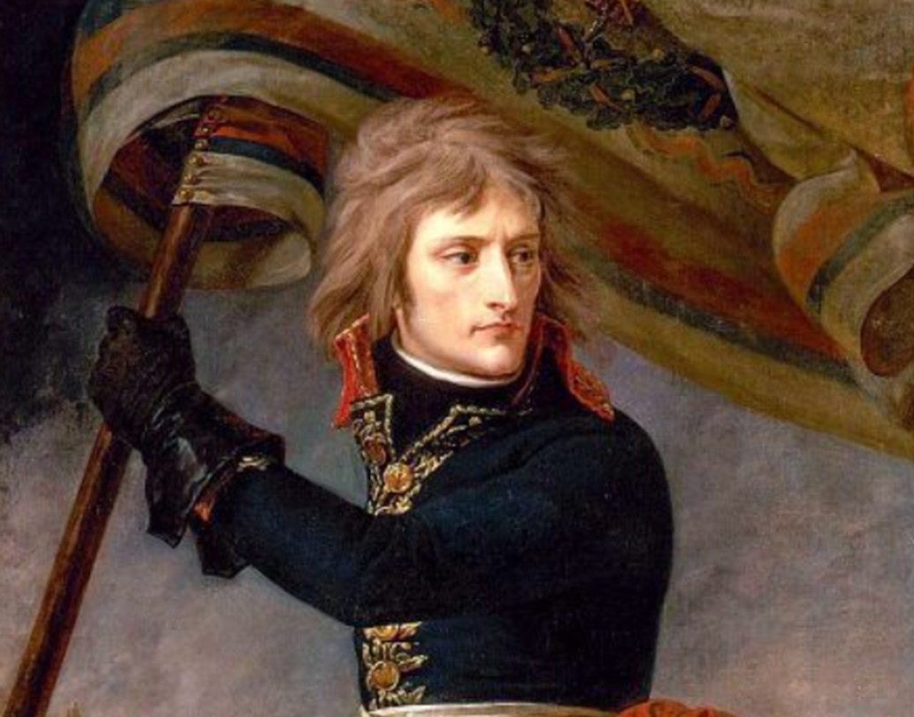 Napoleone Bonaparte. firmatario per la Francia del Trattato di Campoformio il 17 ottobre 1797