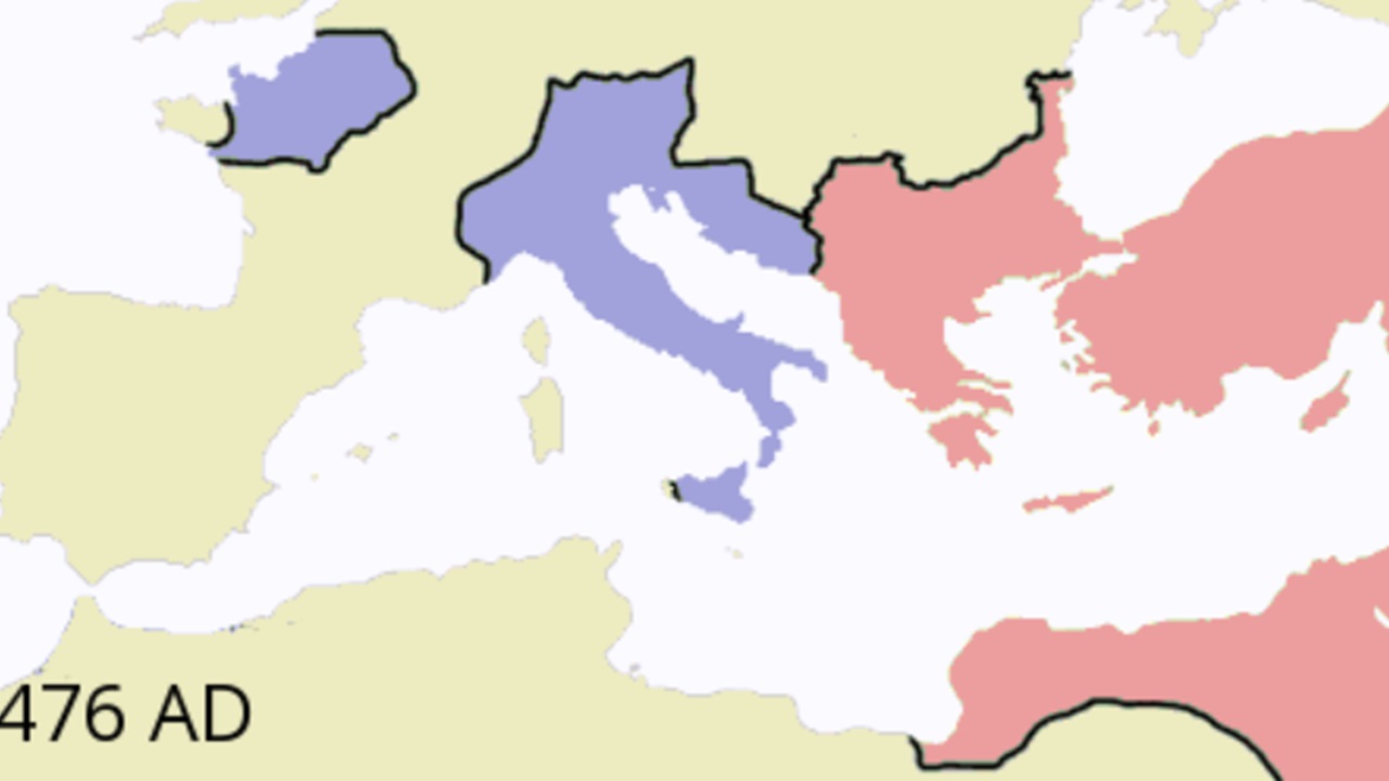 31 ottobre foto mappa Impero Romano