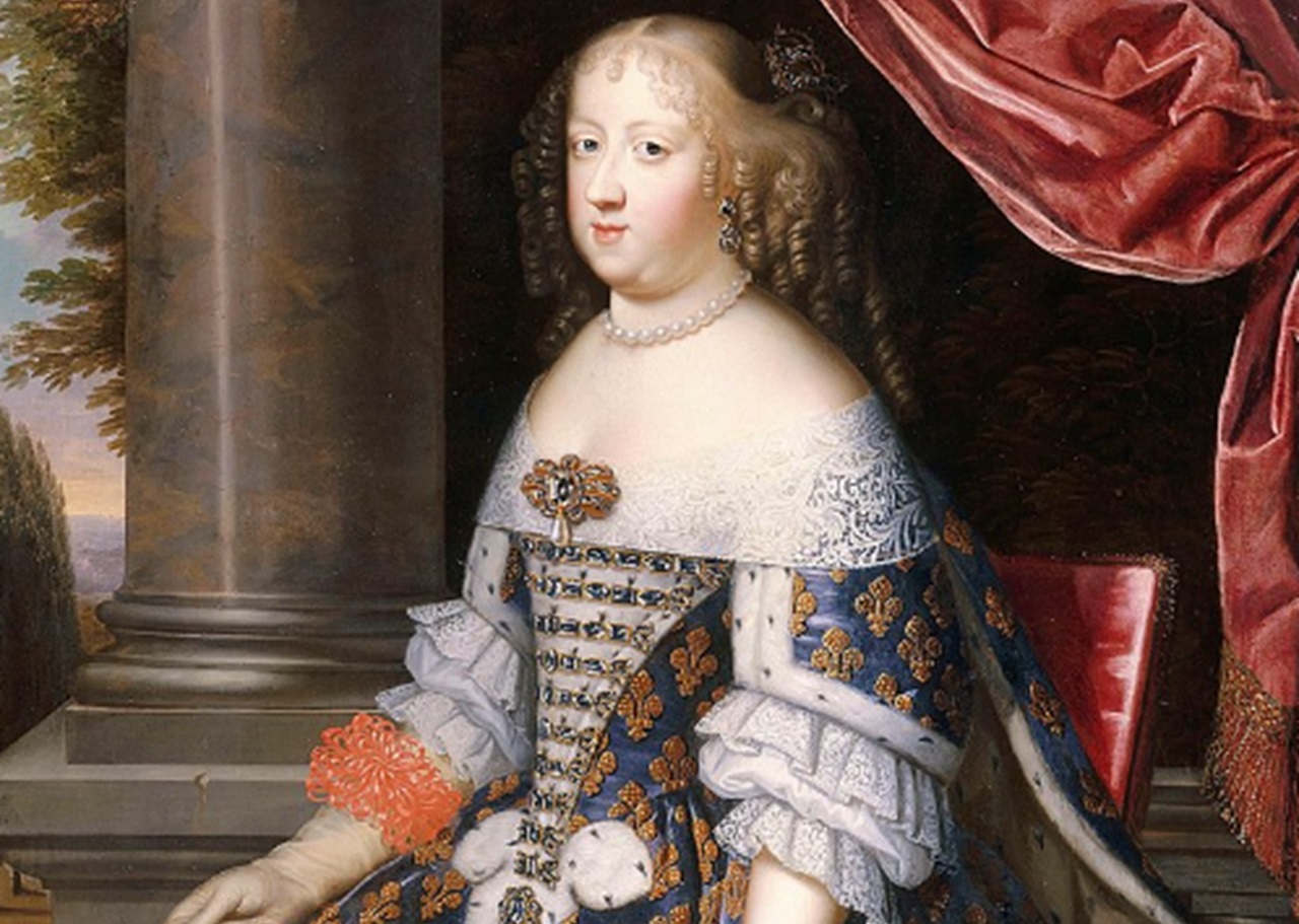 Maria Teresa d'Asburgo, che divenne regina consorte di Francia in virtù della Pace dei Pirenei nel 7 novembre 1659