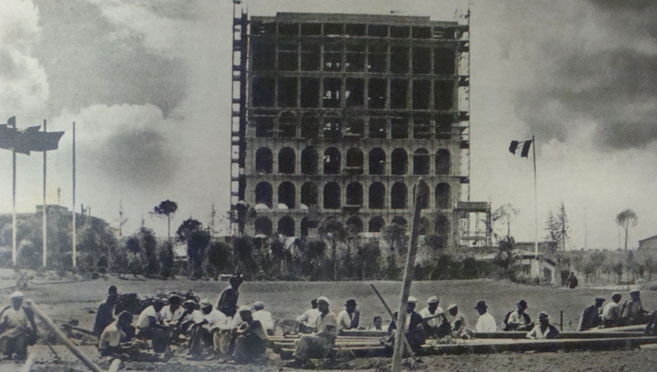 Palazzo della Civiltà foto lavori