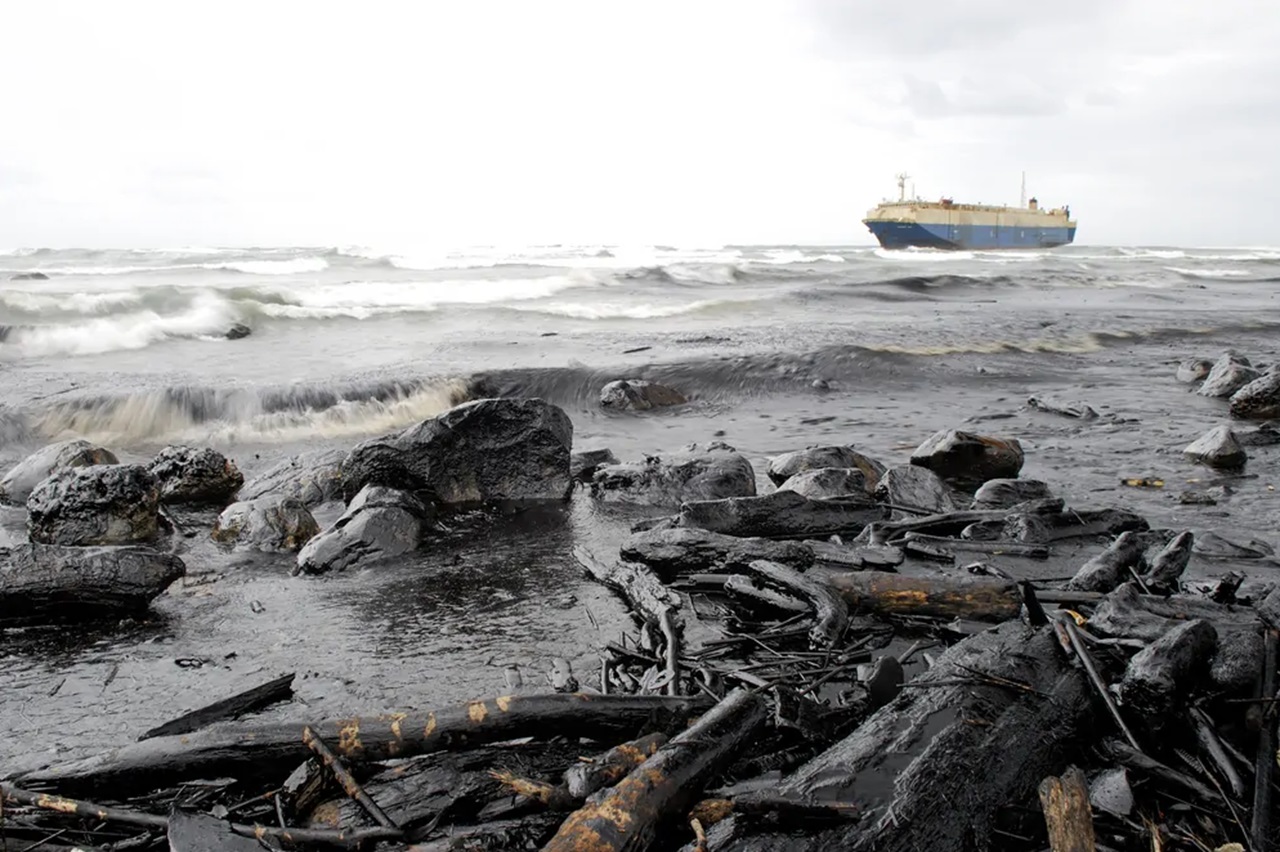 Exxon Valdez dispersione petrolio in mare