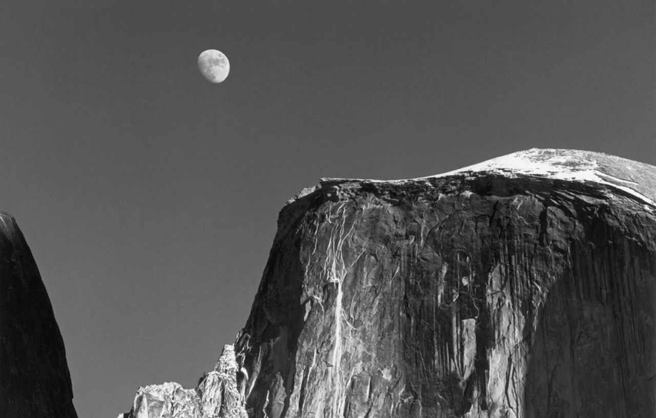 Ansel Adams foto Luna Parco dello Yosemite