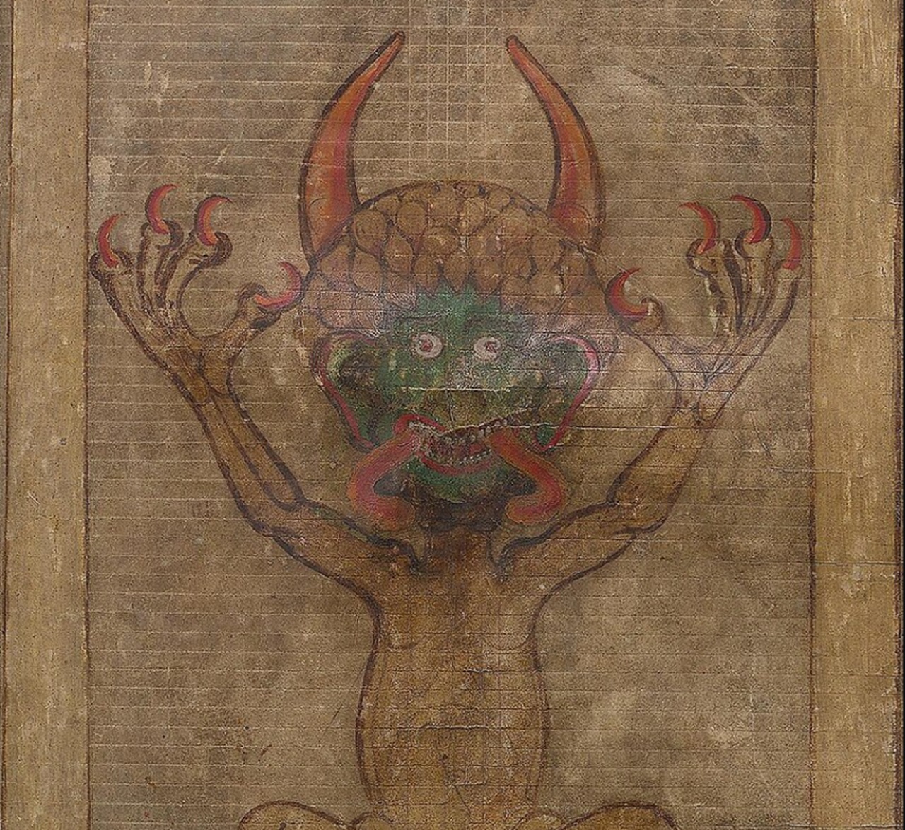 Codex Gigas immagine diavolo