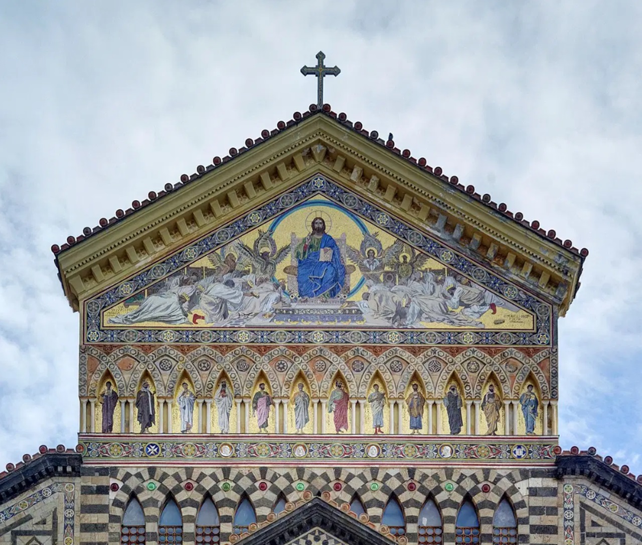 Cattedrale di Sant'Andrea mosaico facciata